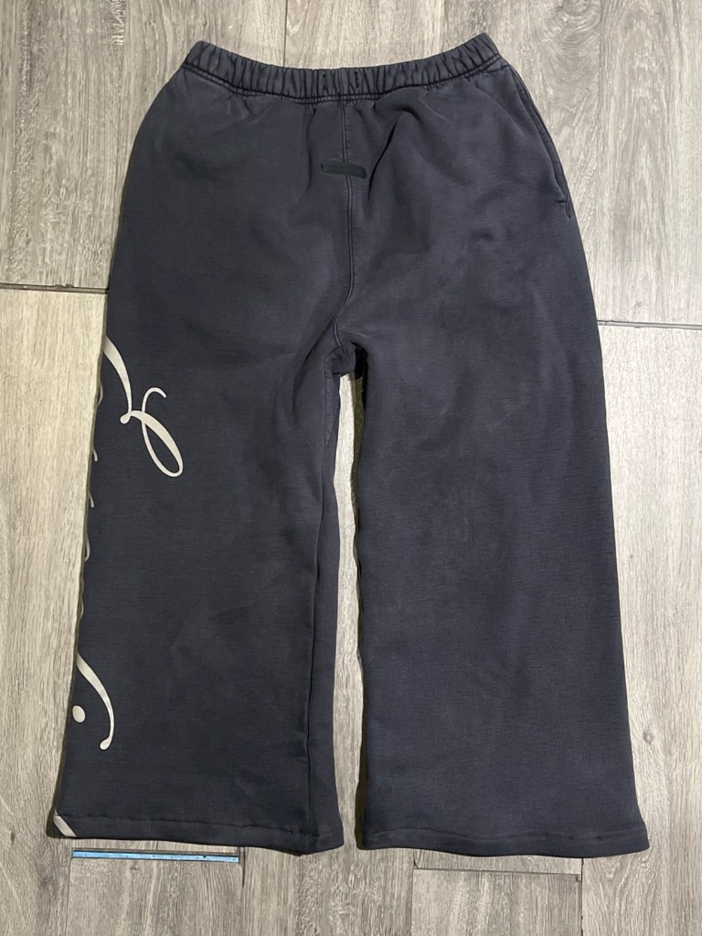 Fear of God Kids Black Sweatpants with Side Graphic